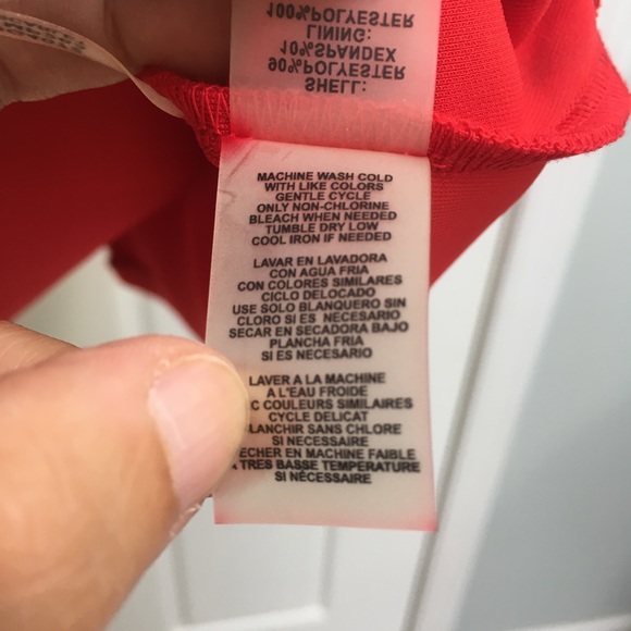 Guess tomato red cocktail dress, Pockets! - Picture 9 of 9